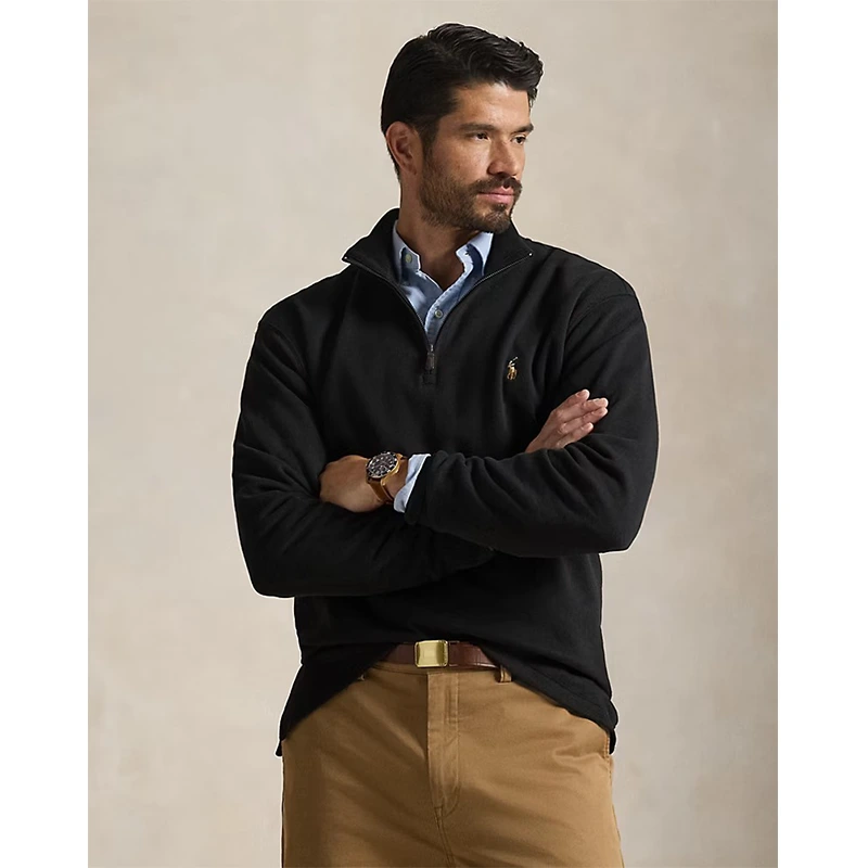 Polo Ralph Lauren Men's Estate Rib Quarter Zip Pullover - Image 3