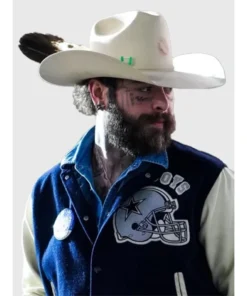 Post Malone Thanksgiving Halftime Show 2025 Dallas Cowboys Jacket