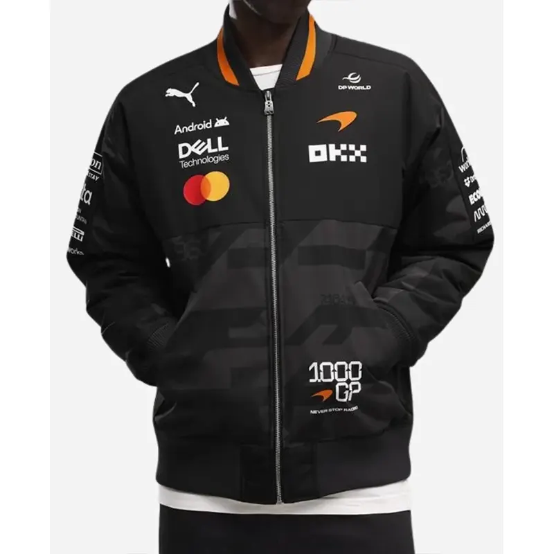 Puma Mclaren Racing 1000th Grand Prix Bomber Jacket - Image 3