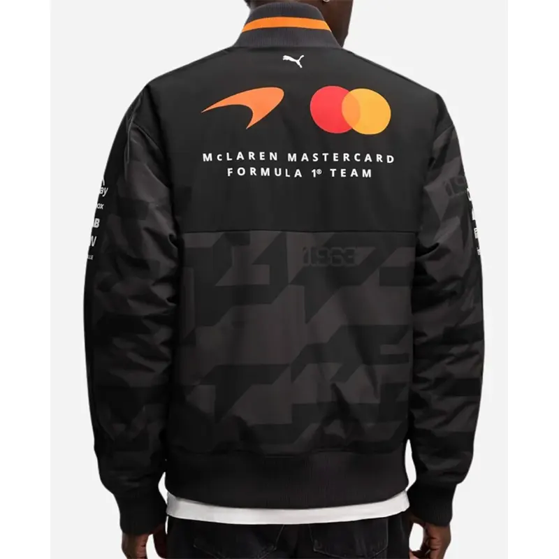 Puma Mclaren Racing 1000th Grand Prix Bomber Jacket - Image 4