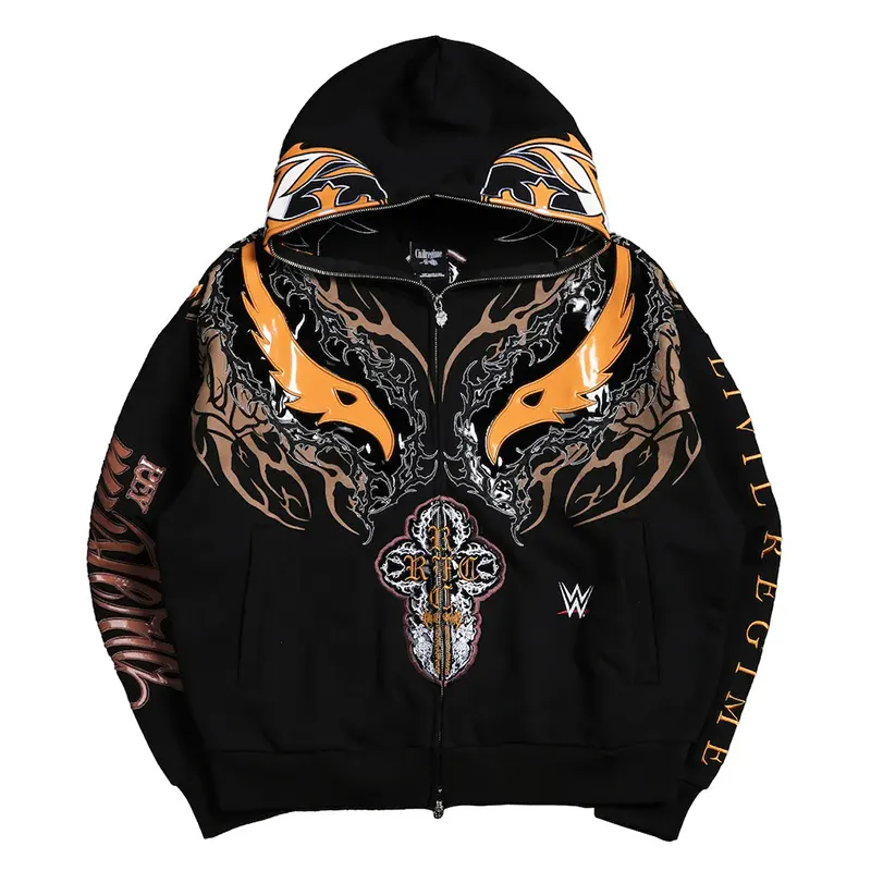 Rey Mysterio Civil Regime Oro Full-Zip Hoodie - Image 2