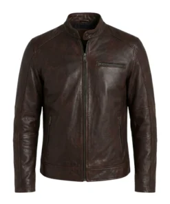 Ridgeway Crafted Men’s Leather Waxed Jacket