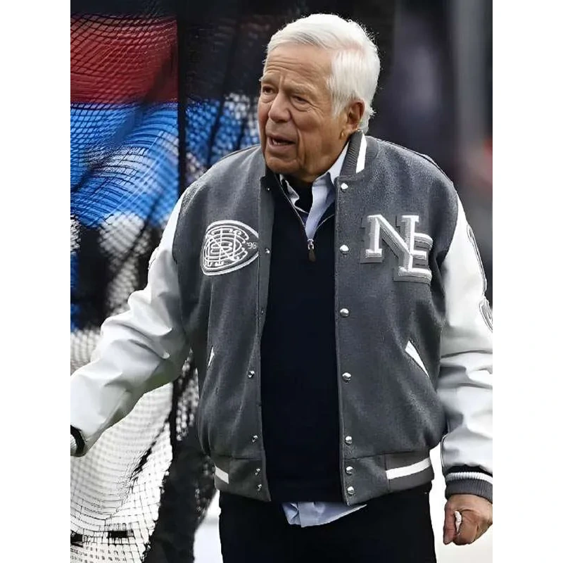 Robert Kraft Patriots Letterman Jacket