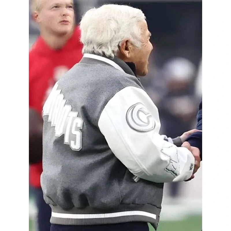 Robert Kraft Patriots Letterman Jacket - Image 2