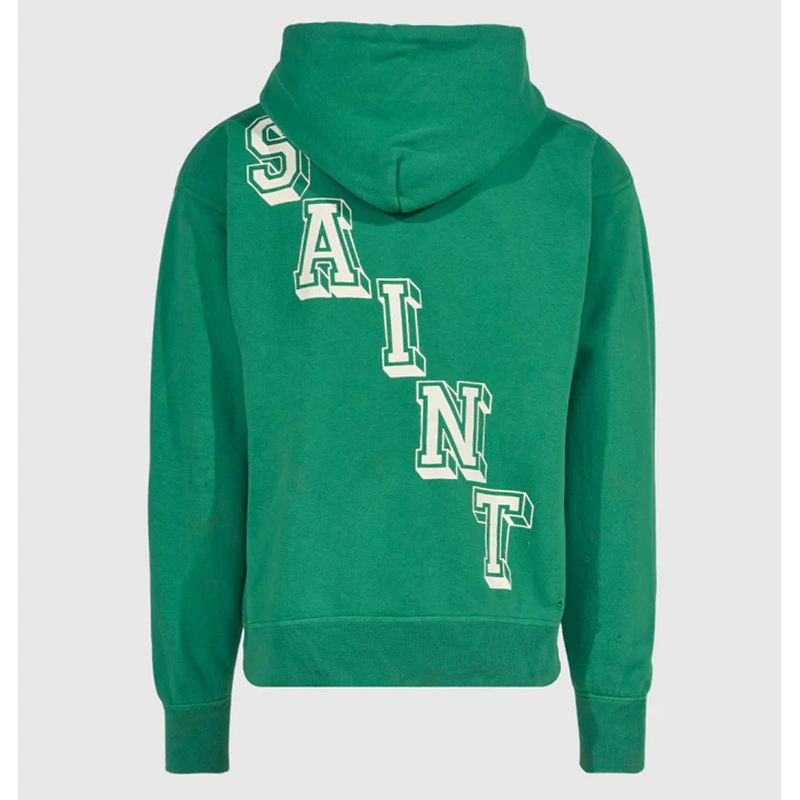 Saint Michael Green Hoodie - Image 3