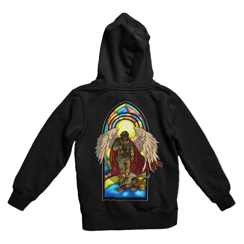 Saint Michael Hoodie - Image 2