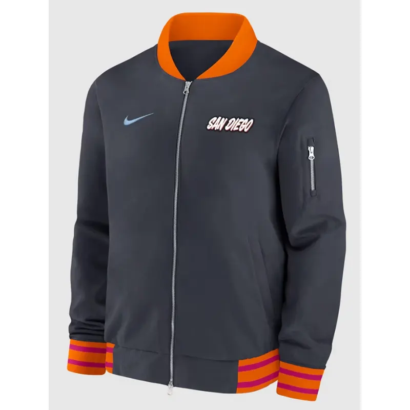 San Diego Padres Nike 2026 City Connect Bomber Jacket - Image 2