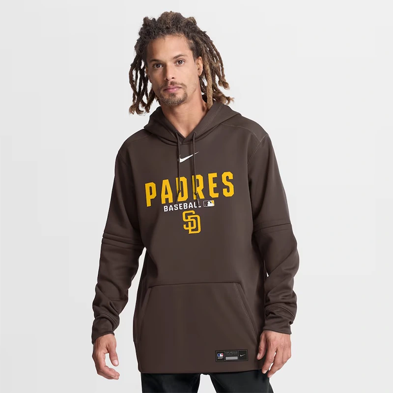 San Diego Padres Nike Authentic Collection Hoodie - Image 8