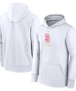 San Diego Padres White Hoodie