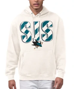 San Jose Sharks Starter City Abbreviation Fleece Hoodie