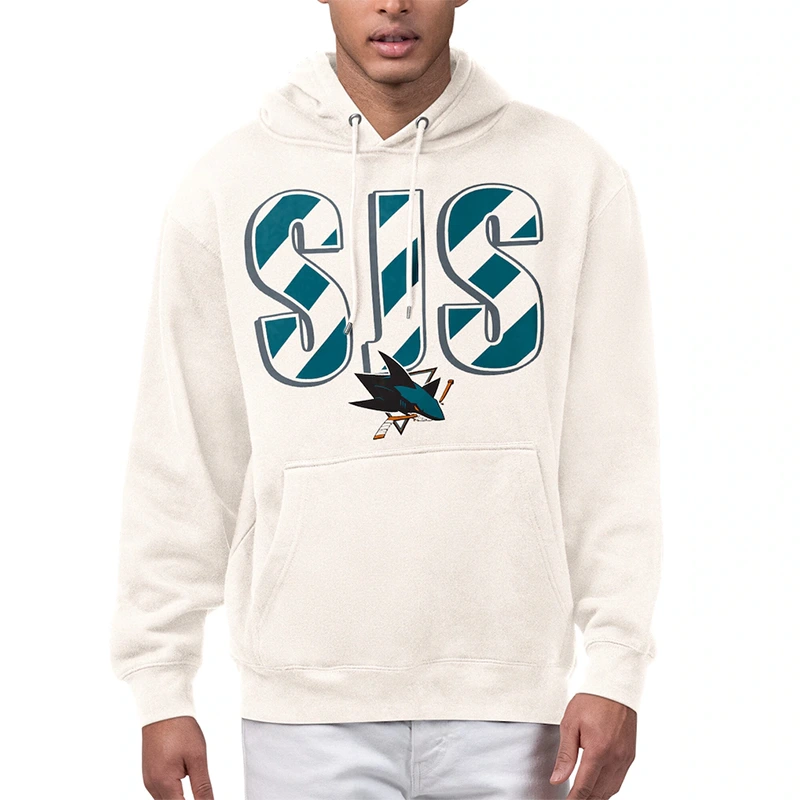 San Jose Sharks Starter City Abbreviation Fleece Hoodie