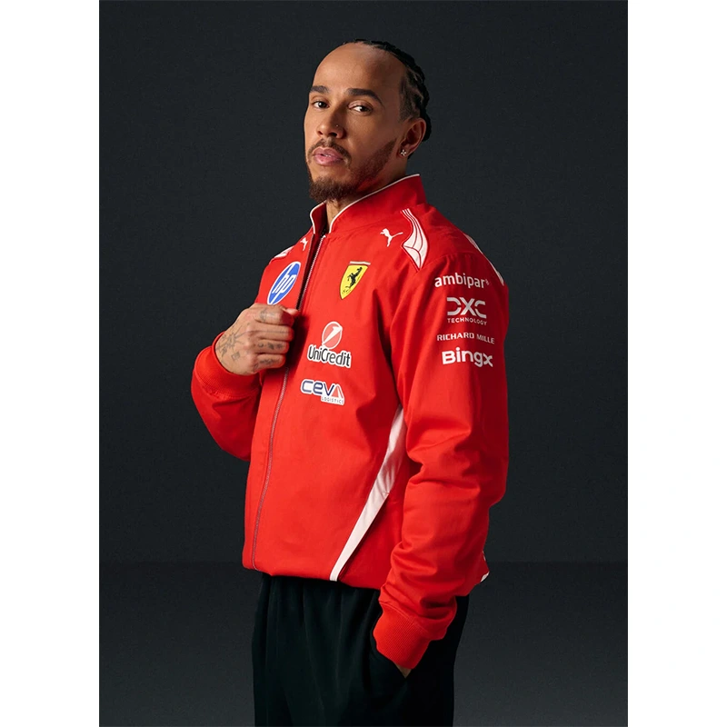 Scuderia Ferrari HP Drivers Puma Authentic 2026 Bomber Jacket - Image 2