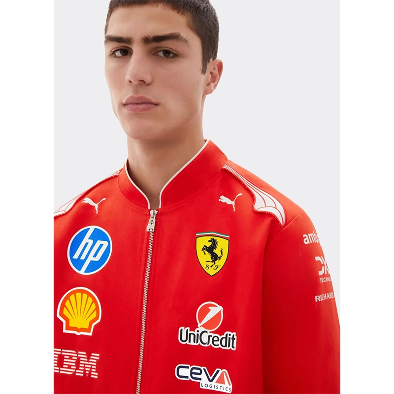 Scuderia Ferrari HP Drivers Puma Authentic 2026 Bomber Jacket - Image 7