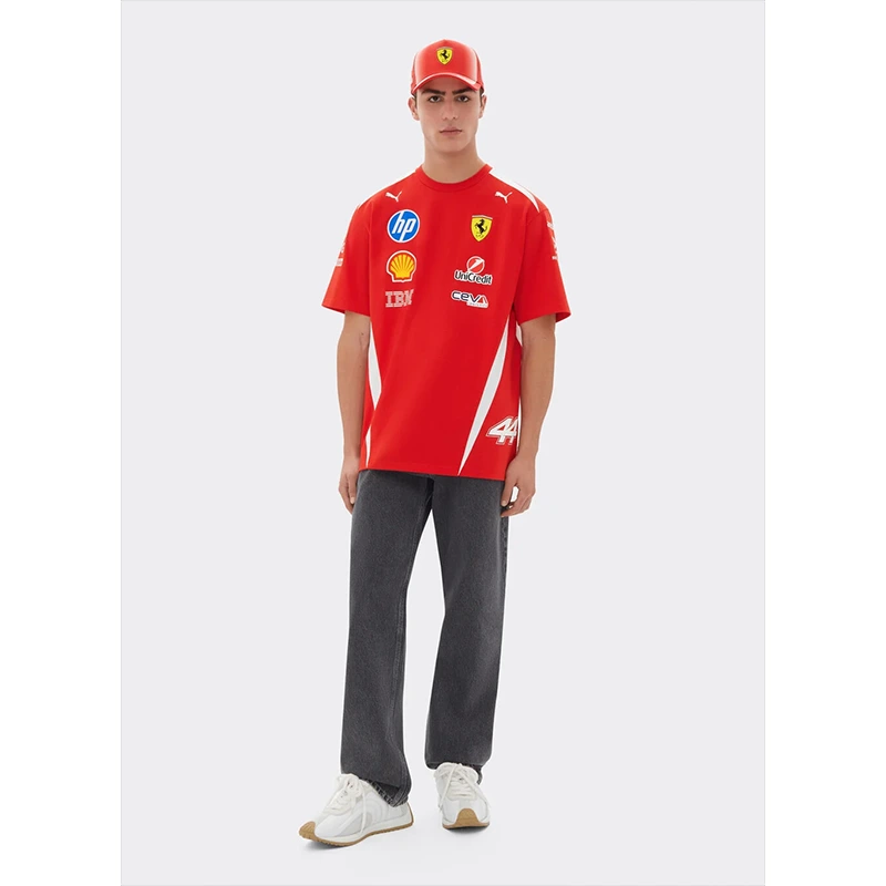 Scuderia Ferrari HP Hamilton Drivers Puma Authentic 2026 T-shirt - Image 3
