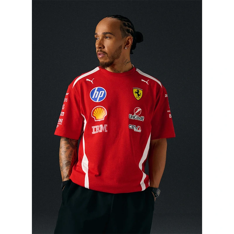 Scuderia Ferrari HP Hamilton Drivers Puma Authentic 2026 T-shirt - Image 2