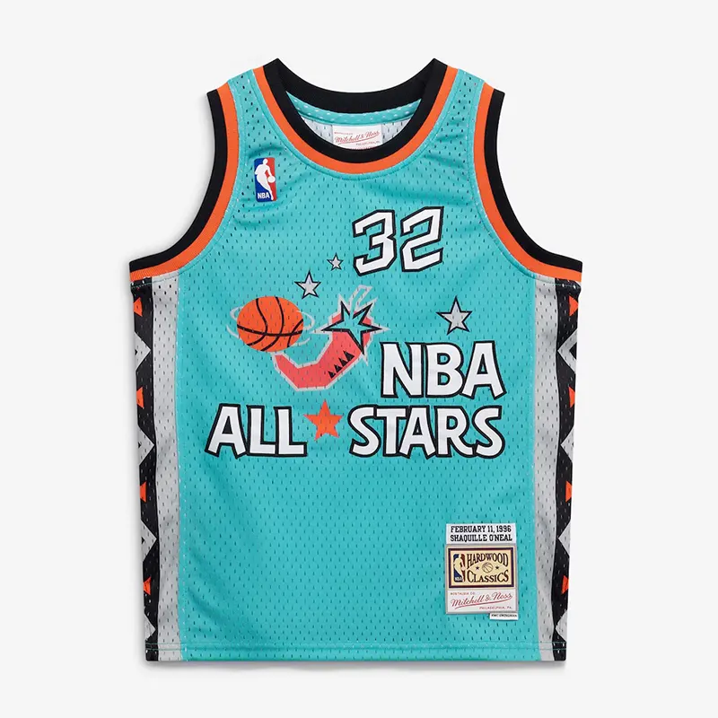 Shaquille O'Neal 1996 NBA All-Star Game Mitchell & Ness Youth Hardwood Classics Swingman Jersey - Image 2