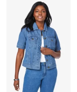 Short Sleeve Denim Jacket