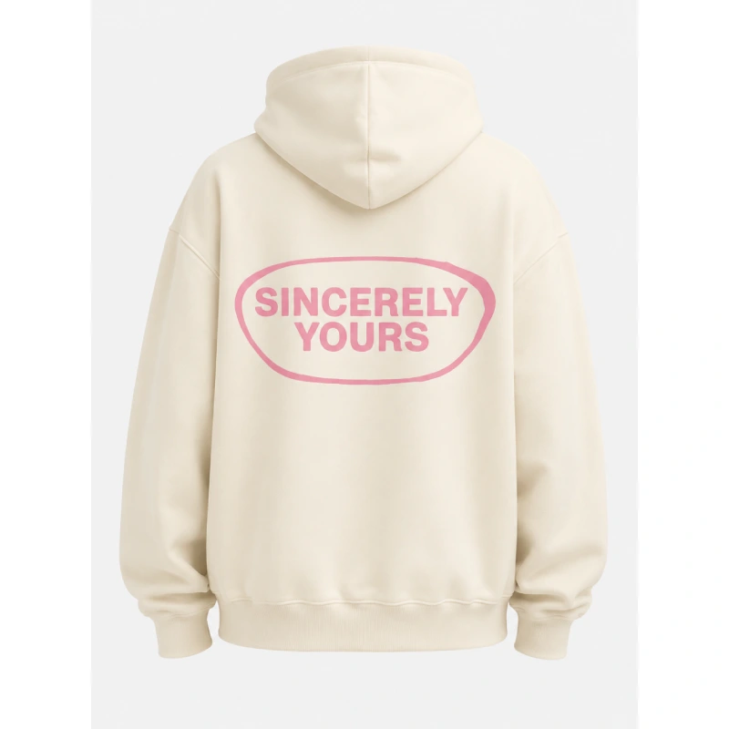Sincerely Yours Hoodie With Gloss Pocket - Image 2