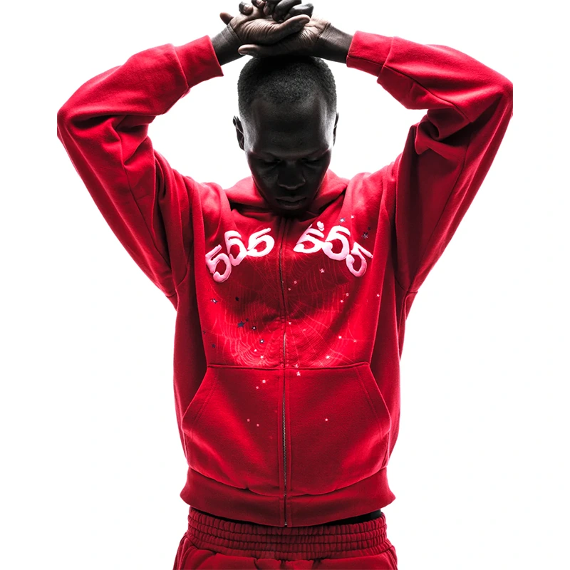 Sp5der Angel Number Zip Hoodie - Image 5