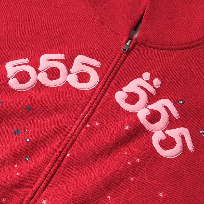 Sp5der Angel Number Zip Hoodie - Image 3