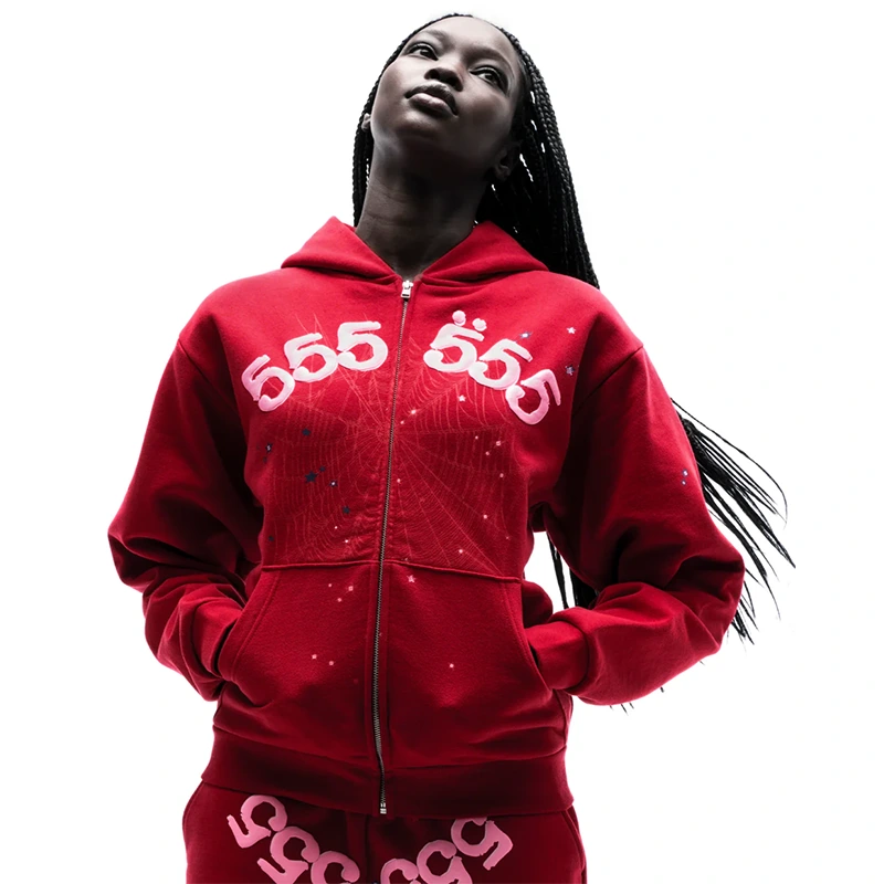 Sp5der Angel Number Zip Hoodie - Image 6