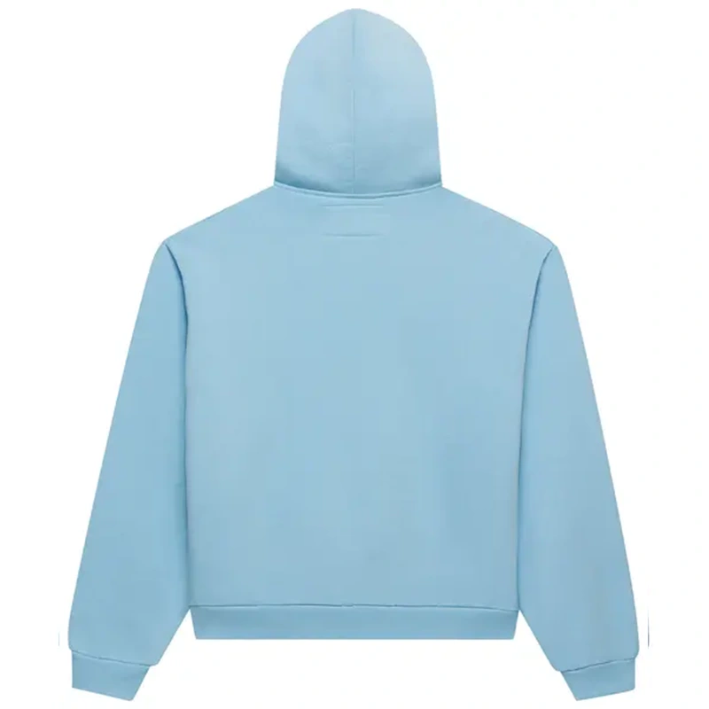 Sp5der OG Web Sky Blue Zip Up Hoodie - Image 2