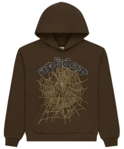 Sp5der Og Web Rhinestone Hoodie