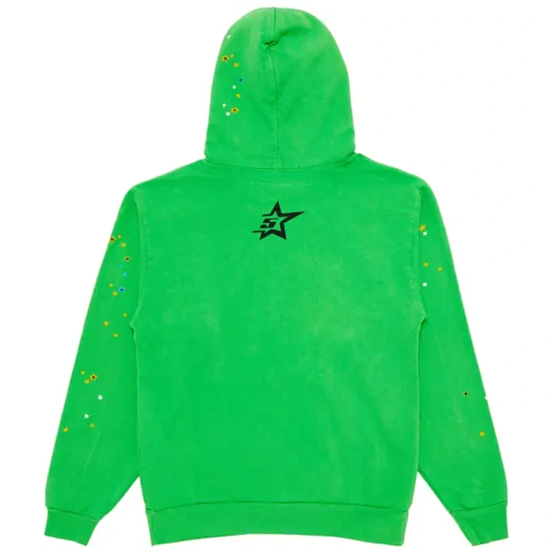 Sp5der Punk V2 Rhinestone Hoodie - Image 2