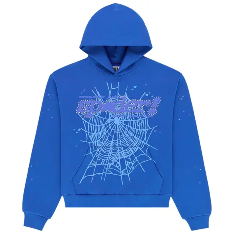 Sp5der Rhinestone Punk V2 Hoodie