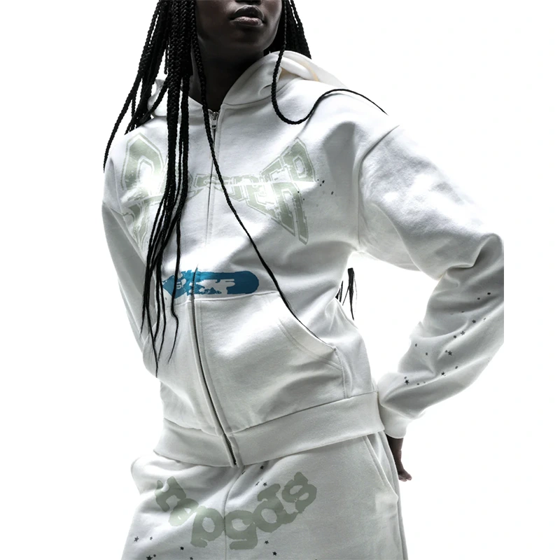 Sp5der T&F Zip Up Hoodie - Image 8