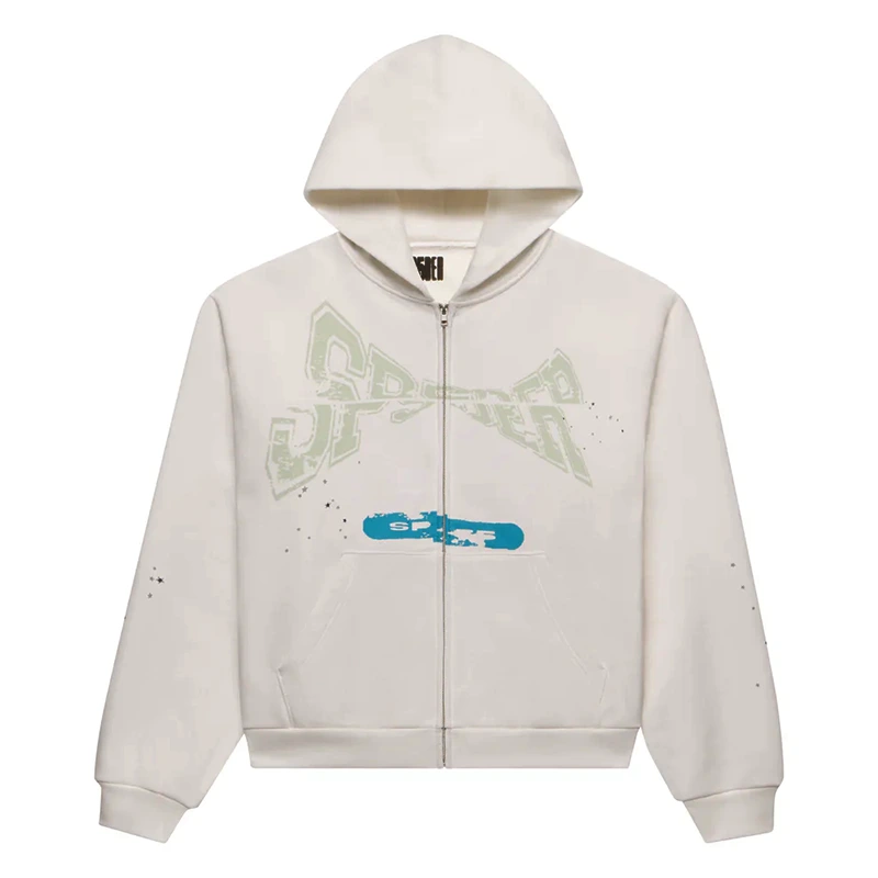 Sp5der T&F Zip Up Hoodie