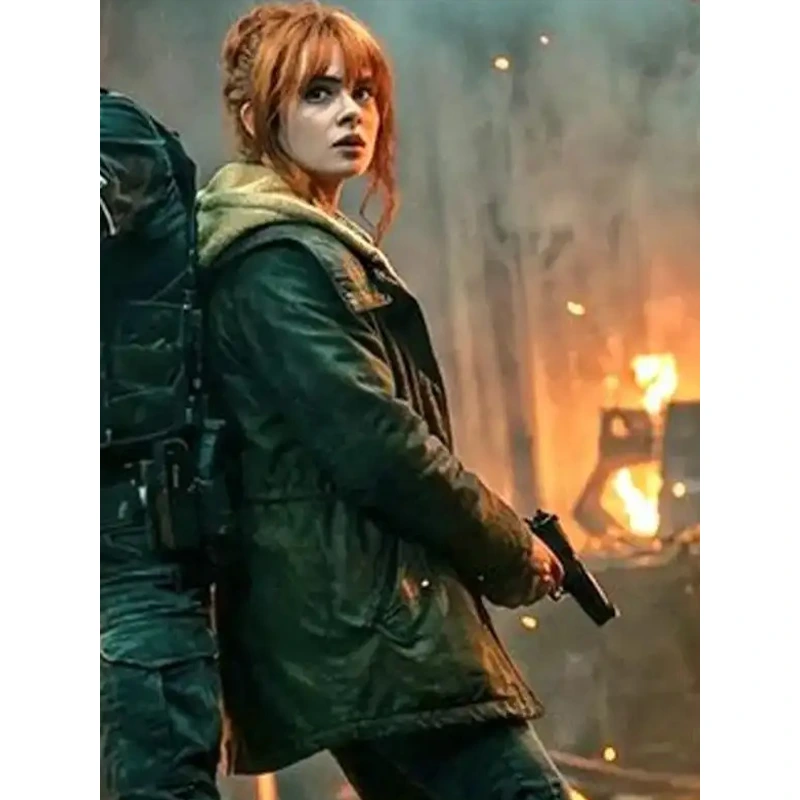 Spider Man Brand New Day Sadie Sink Green Jacket - Image 4