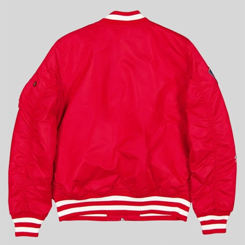 Spike Lee New York Yankees Red Bomber Jacket - Image 2