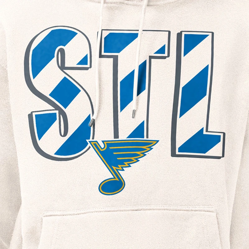 St. Louis Blues Starter City Abbreviation Fleece Hoodie - Image 3