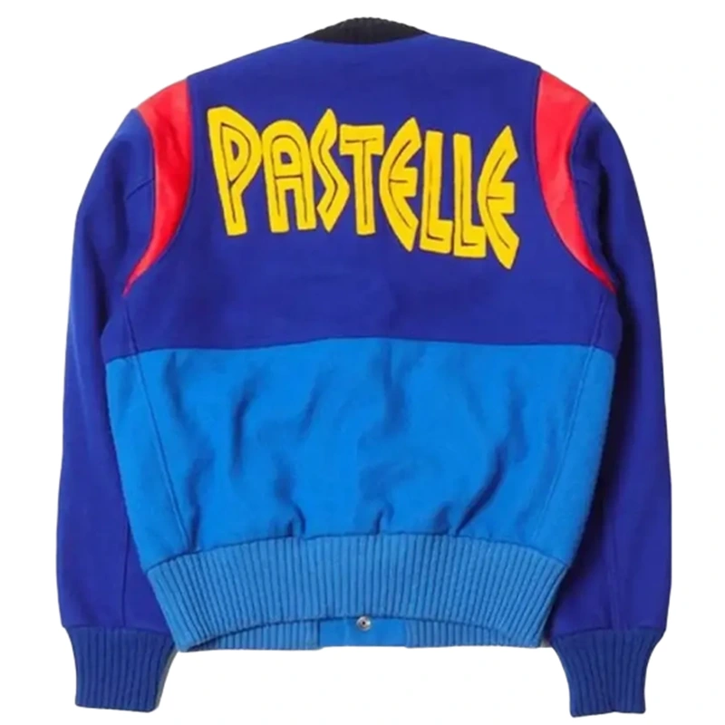 Stefon Diggs Pastelle Blue Varsity Jacket - Image 2
