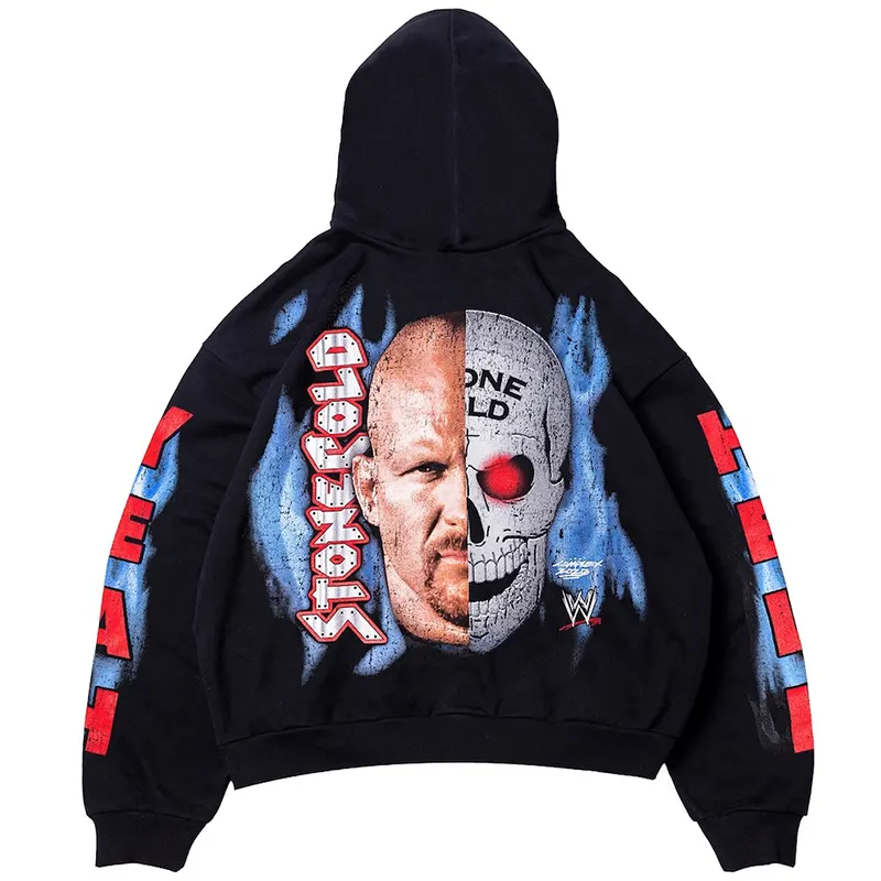 Stone Cold Steve Austin WWE x Complex Hell Yeah Hoodie - Image 2