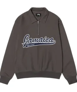Stussy x Denim Tears Half Zip Fleece Jacket