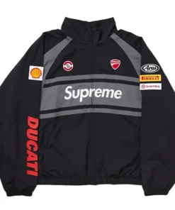 Supreme Ducati Black Track Jacket
