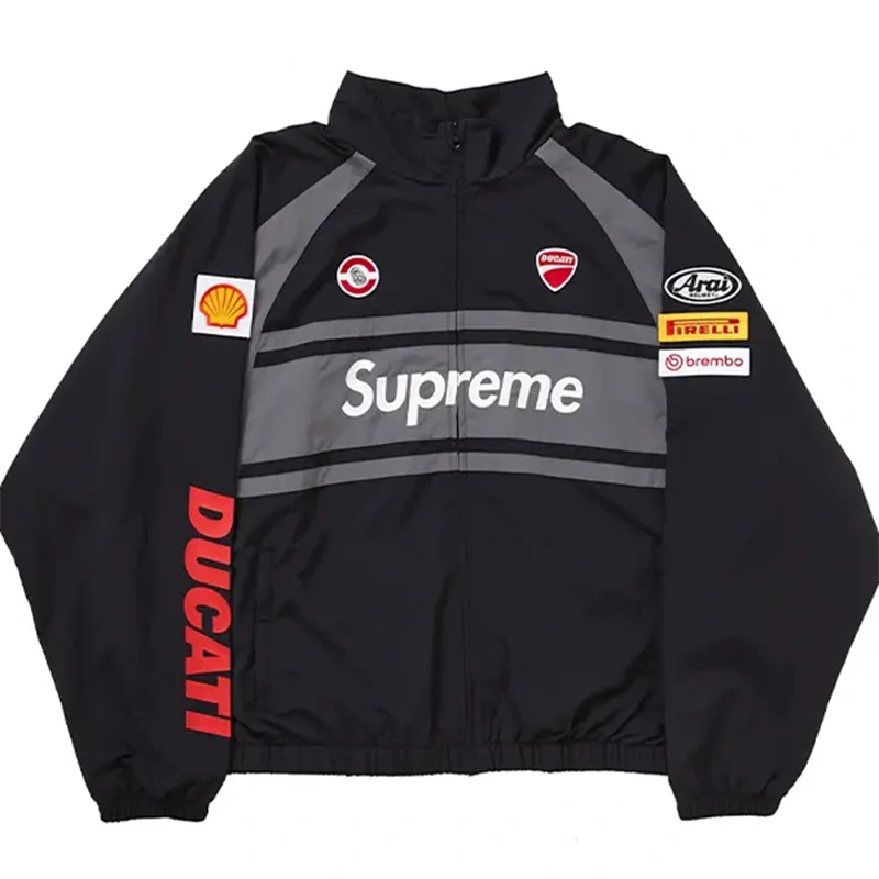 Supreme Ducati Black Track Jacket