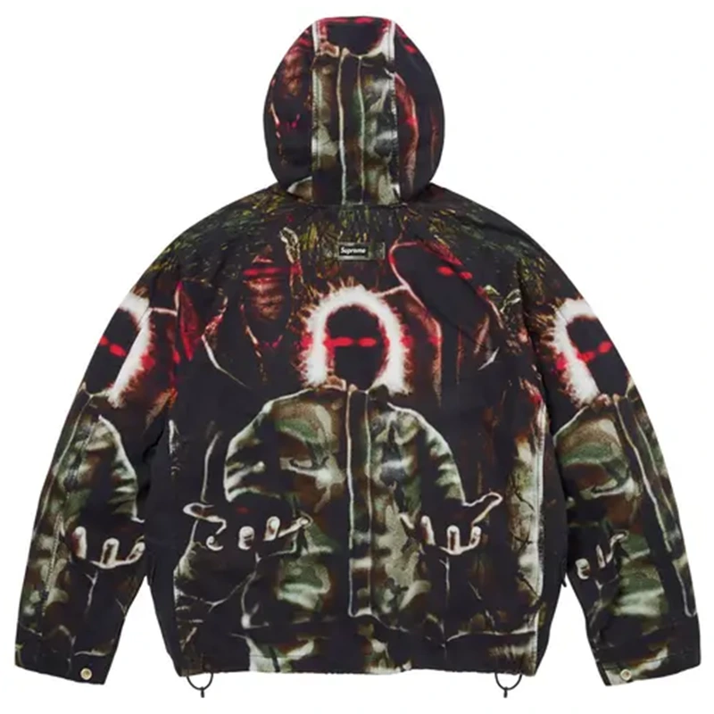 Supreme Hooded Raglan Jacket - Image 2