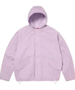 Supreme Hooded Raglan Lilac Jacket