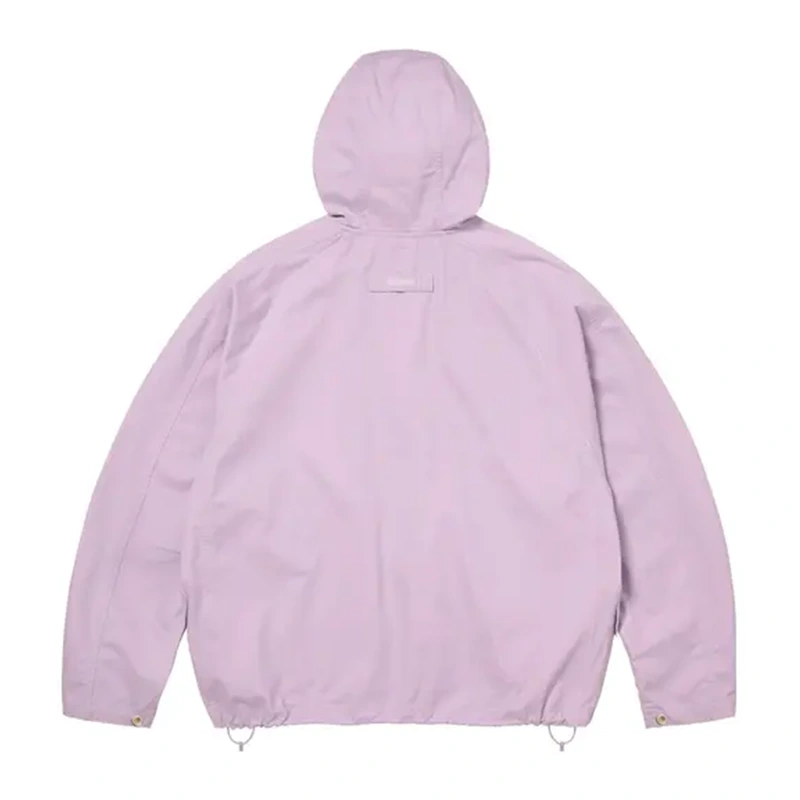Supreme Hooded Raglan Lilac Jacket - Image 2