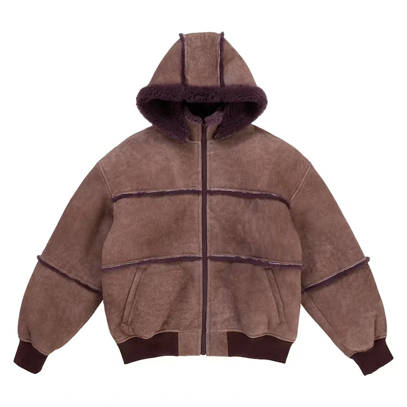 Supreme x MM6 Maison Margiela Hooded Shearling Bomber Jacket