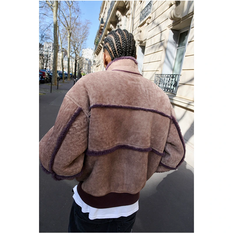 Supreme x MM6 Maison Margiela Hooded Shearling Bomber Jacket - Image 7