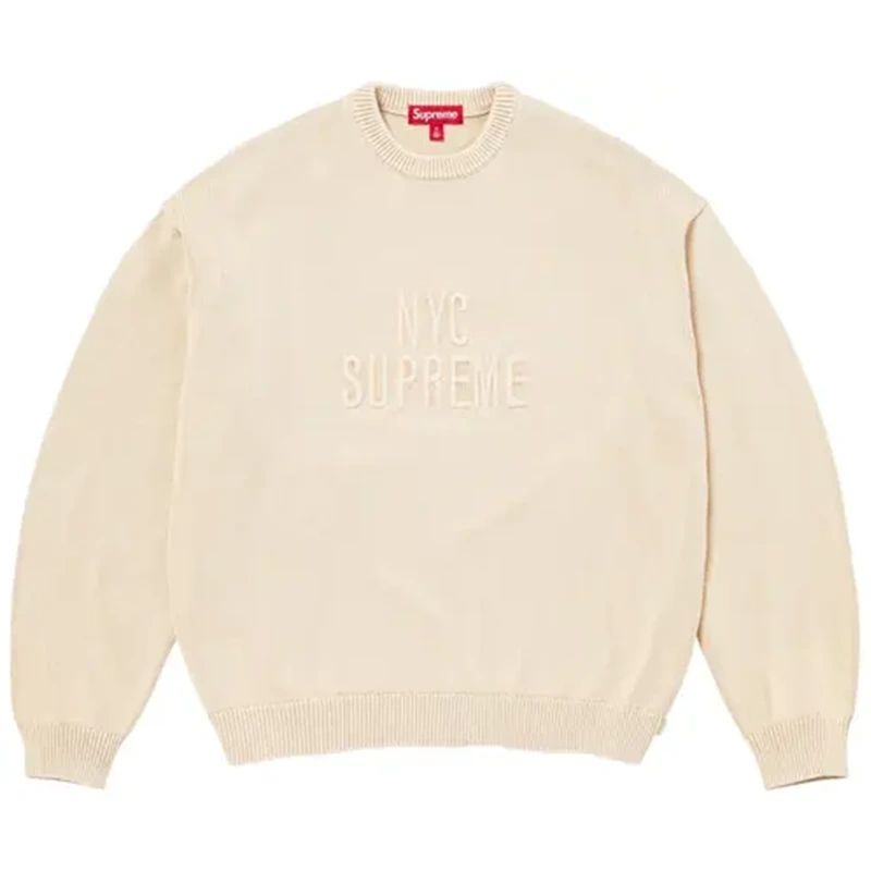 Supreme Overdyed Raised Stone Sweater