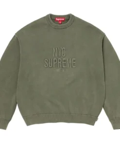 Supreme Overdyed Raised Sweater