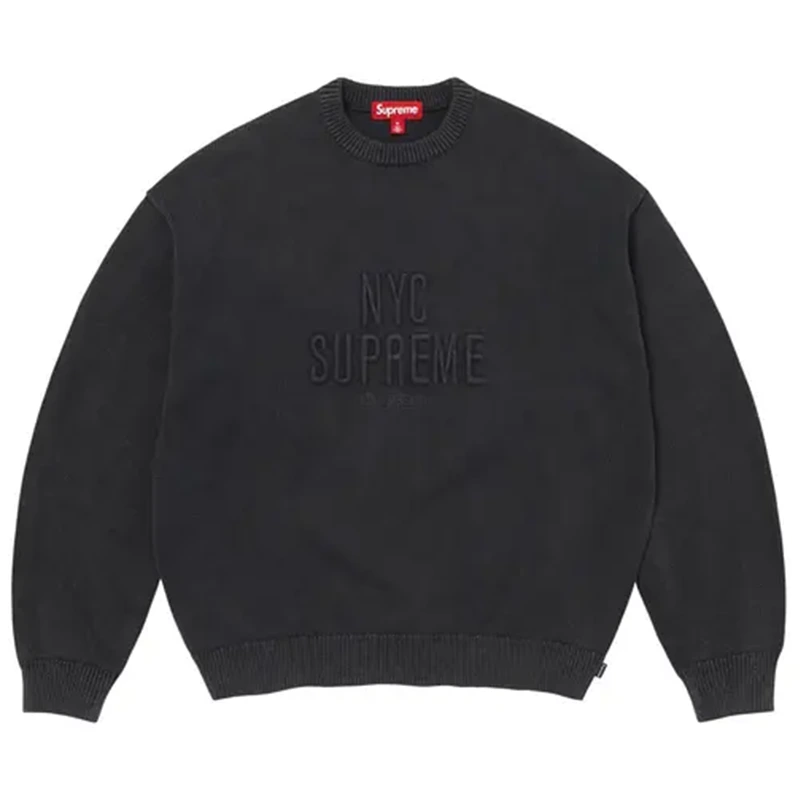 Supreme Overdyed Raised Sweater
