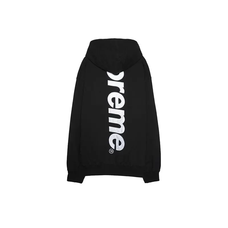 Supreme Satin Applique Hooded Sweatshirt - Image 2