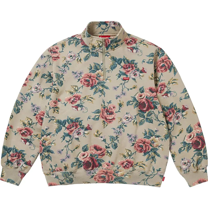 Supreme Small Box Half Zip Pullover