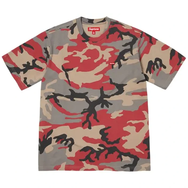 Supreme Small Box Red Camo Tee